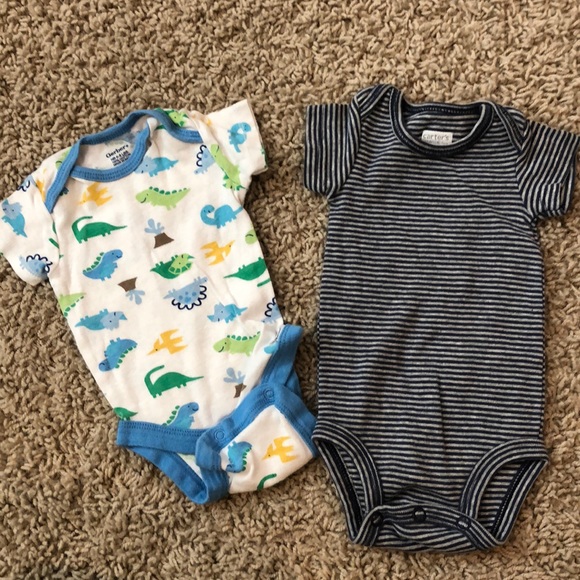 Newborn bundle baby boy onesies short sleeve - Picture 8 of 10